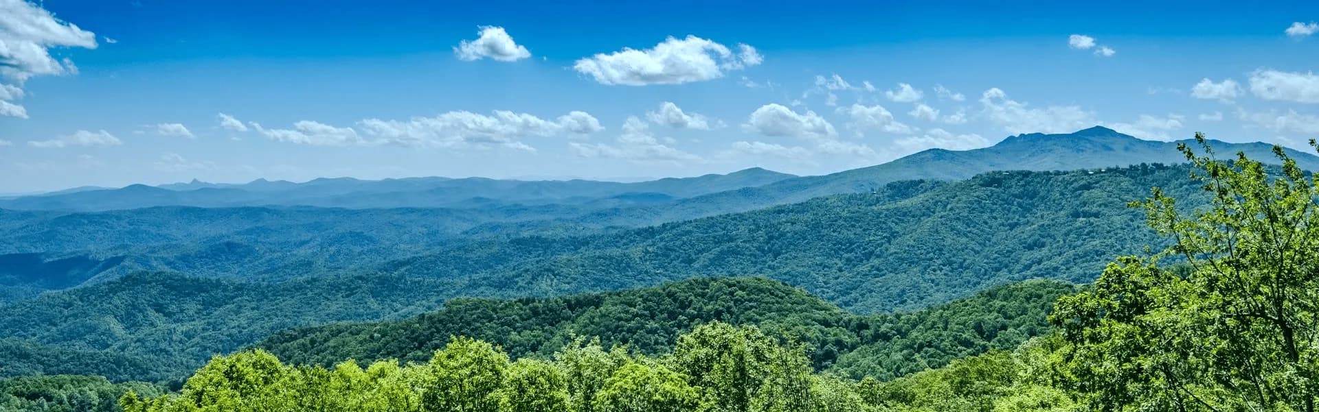 View of the Blowing Rock Mountains